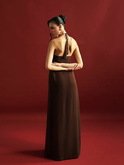 Caia | Basics 26 | Look 4 - Luxury Dress - available at Maria Faisal in UK and USA.