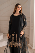 Iznik I Festive Formal I UE-417 Embroidered Chiffon - Ladies Clothes - Maria Faisal