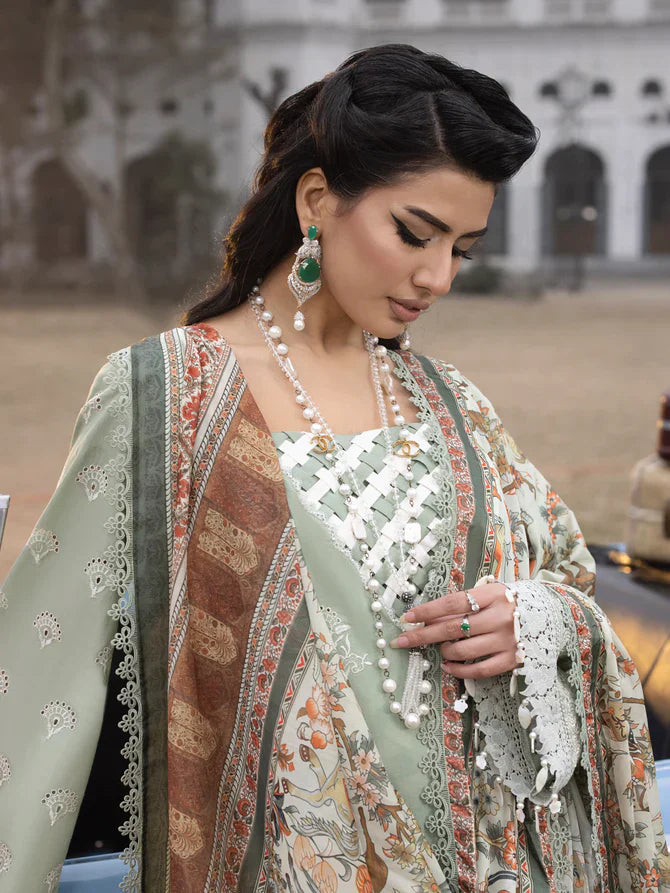 Faiza Faisal | Maya Luxury Lawn | Elena - Maria Faisal