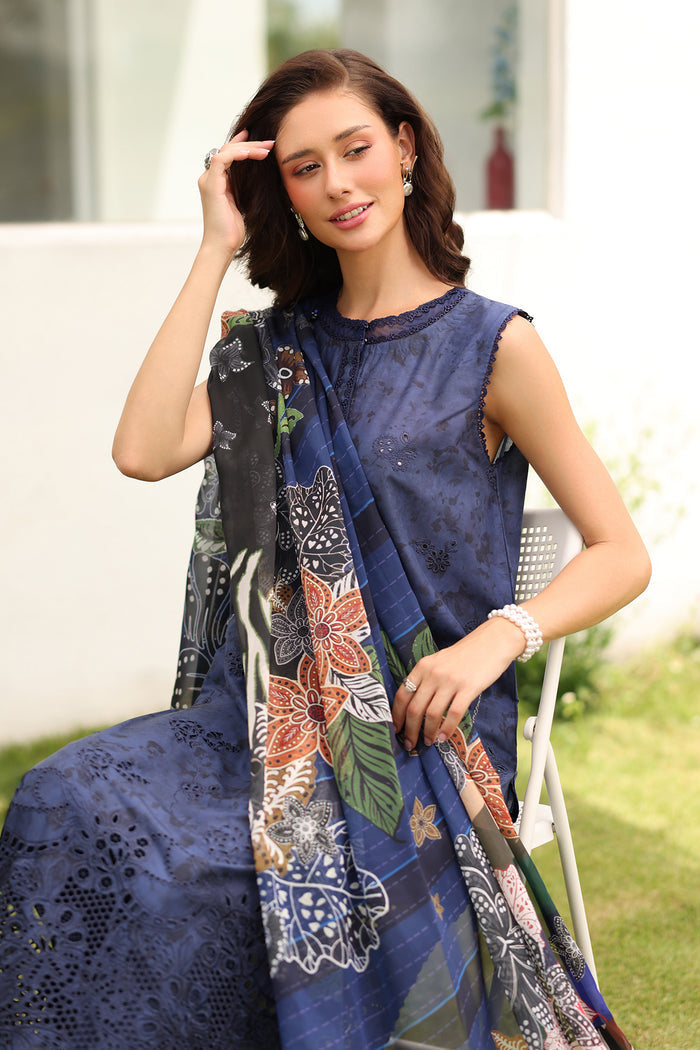 Baroque | Luxury Pret Summer | UF-4227 - Luxury Dress - available at Maria Faisal in UK and USA.