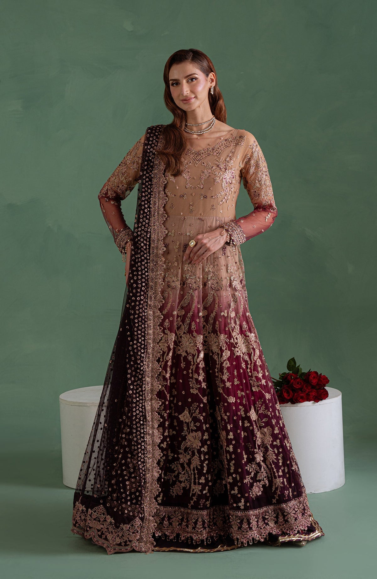 Eleshia | Zarin Wedding Formals 26 | Noore - Wedding Dress - available at Maria Faisal in UK and USA.