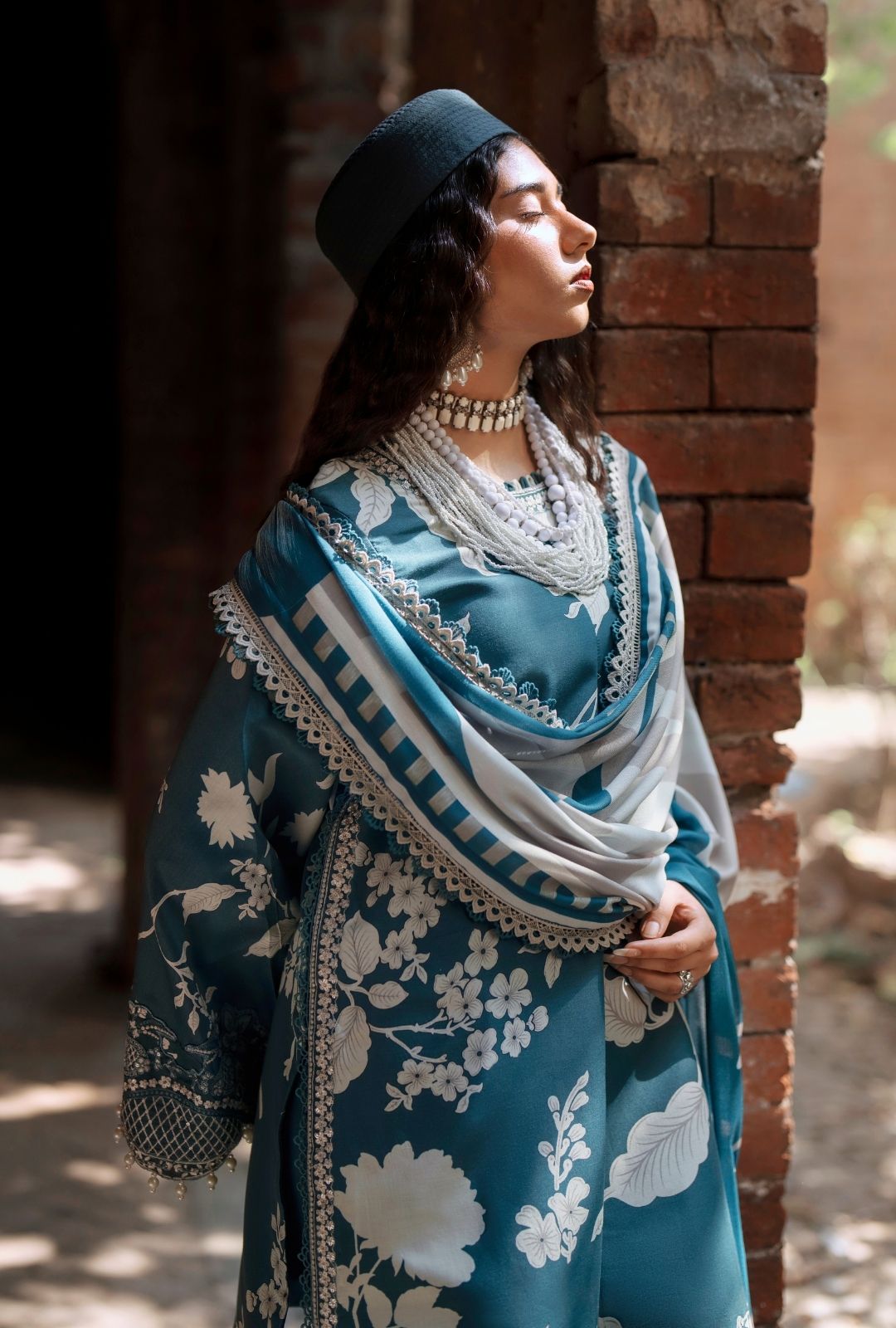 AJR Couture | Sard Sham | Kaya - Casual Dress - available at Maria Faisal in UK and USA.