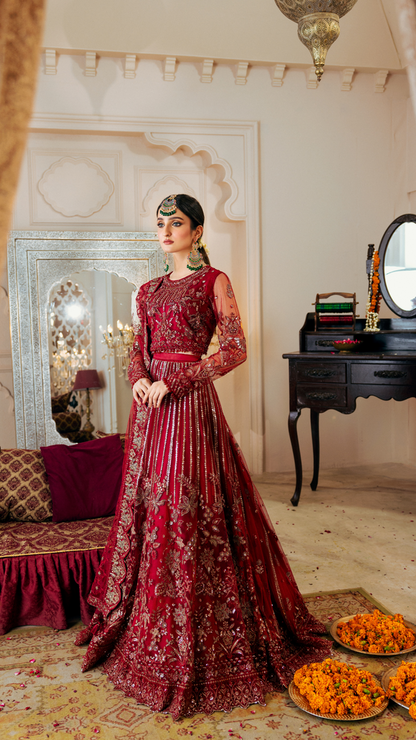 Zebtan | Zircon Wedding Formals | ANARKALI ZQ-09 - Ladies Clothes - Maria Faisal