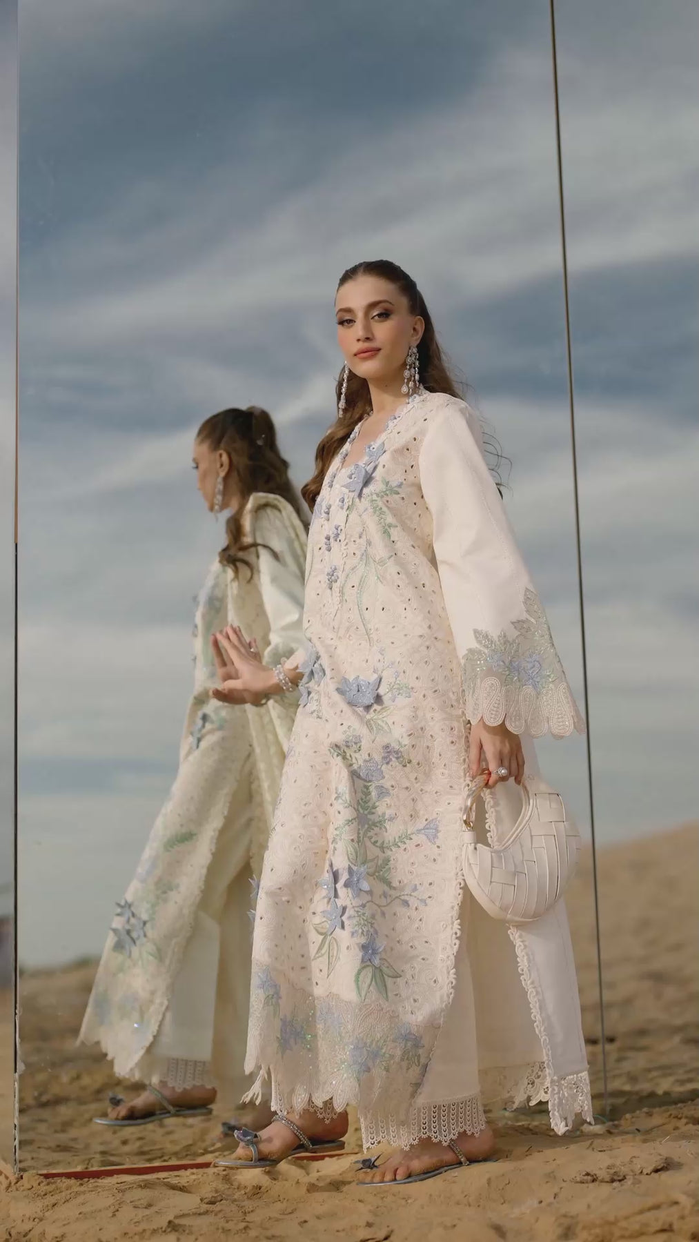 Rangrasiya | Premium Summer Collection 26 | Nooreh - Luxury Dress - available at Maria Faisal in UK and USA.