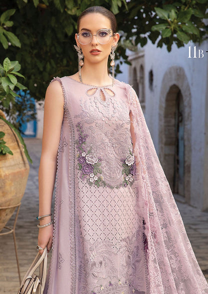 Maria B | Lawn 2025 | MB24#11B - Luxury Dress - available at Maria Faisal in UK and USA.
