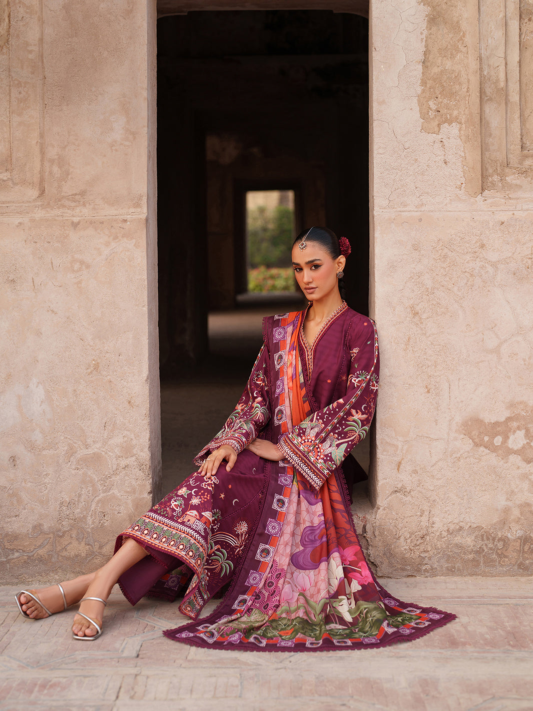 Binilyas | Suroor Eid Pret 26 | 242-A - Luxury Dress - available at Maria Faisal in UK and USA.