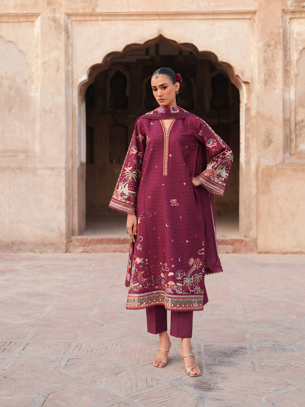 Binilyas | Suroor Eid Pret 26 | 242-A - Luxury Dress - available at Maria Faisal in UK and USA.