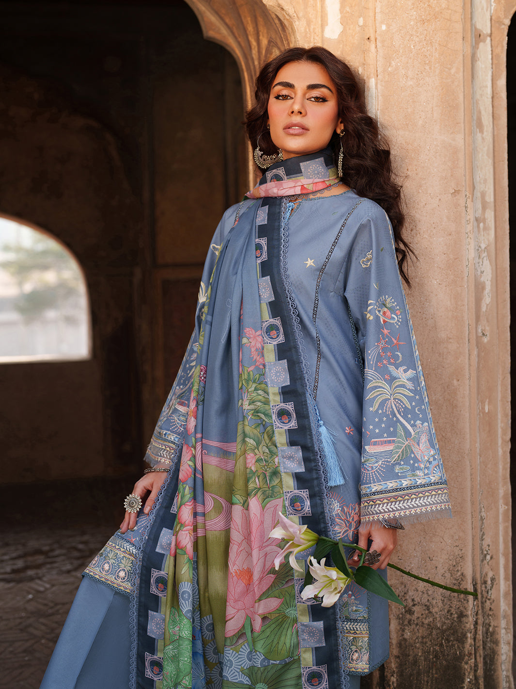 Binilyas | Suroor Eid Pret 26 | 242-B - Luxury Dress - available at Maria Faisal in UK and USA.