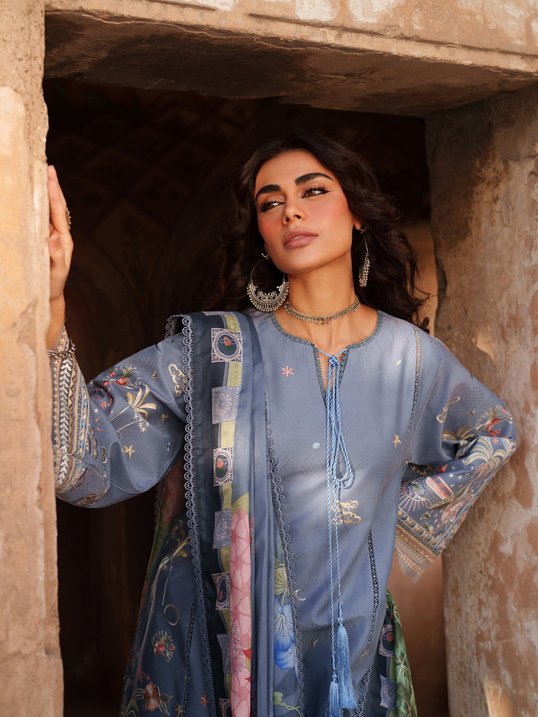 Binilyas | Suroor Eid Pret 26 | 242-B - Luxury Dress - available at Maria Faisal in UK and USA.