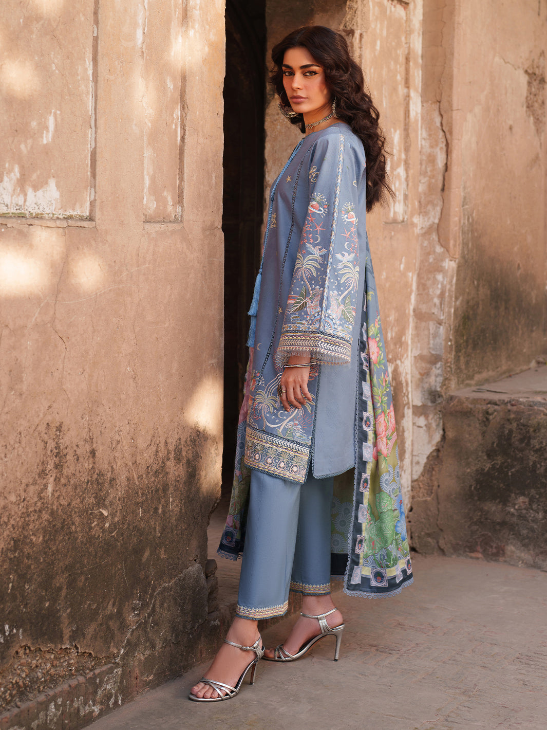 Binilyas | Suroor Eid Pret 26 | 242-B - Luxury Dress - available at Maria Faisal in UK and USA.