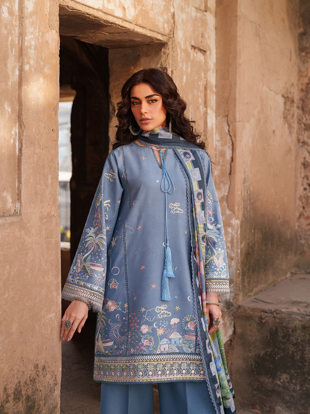 Binilyas | Suroor Eid Pret 26 | 242-B - Luxury Dress - available at Maria Faisal in UK and USA.