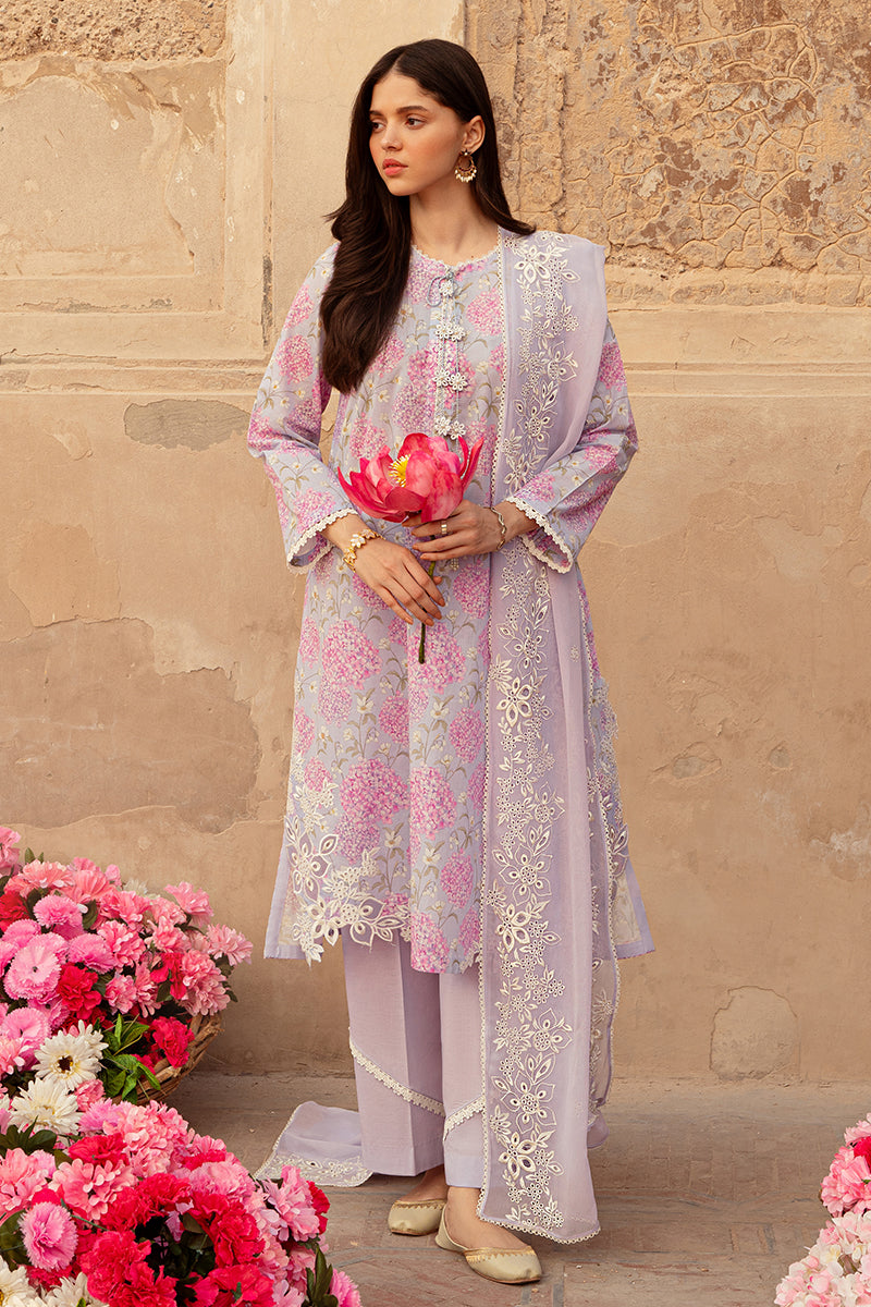 Cross Stitch | Premium Lawn 24 | LILAC DREAM - Ladies Clothes - Maria Faisal