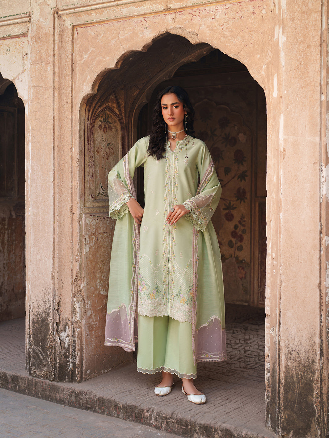 Binilyas | Suroor Eid Pret 26 | 243-A - Luxury Dress - available at Maria Faisal in UK and USA.