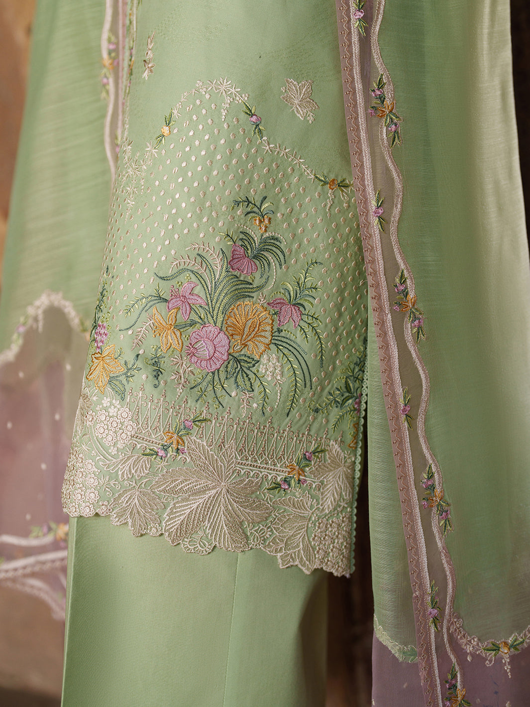 Binilyas | Suroor Eid Pret 26 | 243-A - Luxury Dress - available at Maria Faisal in UK and USA.