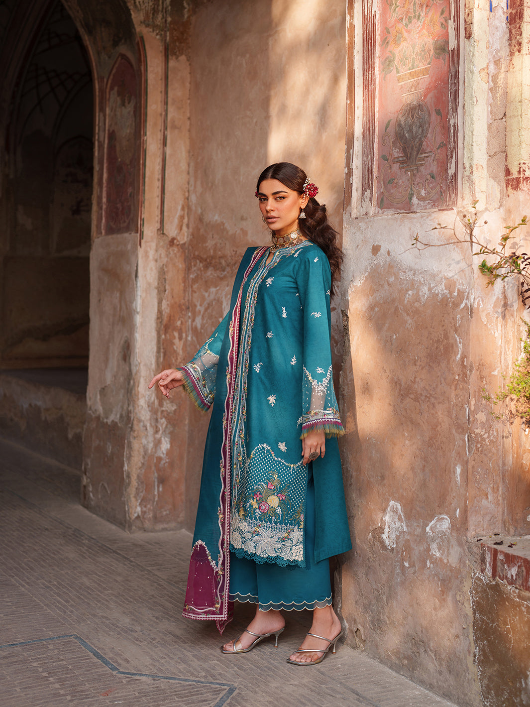 Binilyas | Suroor Eid Pret 26 | 243-B - Luxury Dress - available at Maria Faisal in UK and USA.