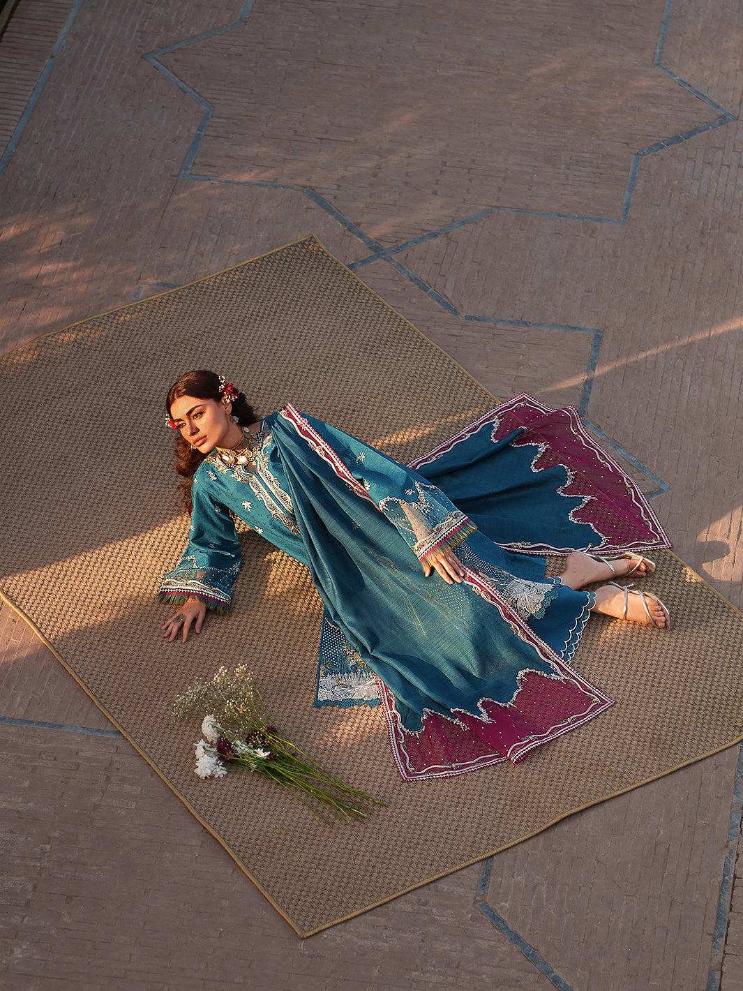 Binilyas | Suroor Eid Pret 26 | 243-B - Luxury Dress - available at Maria Faisal in UK and USA.