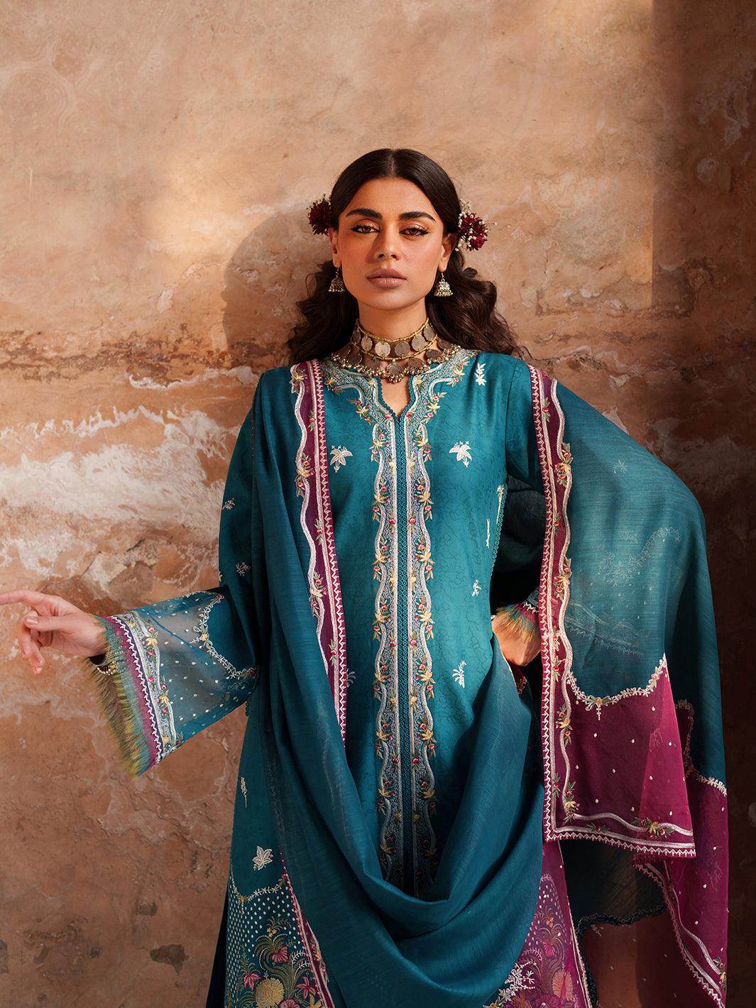 Binilyas | Suroor Eid Pret 26 | 243-B - Luxury Dress - available at Maria Faisal in UK and USA.