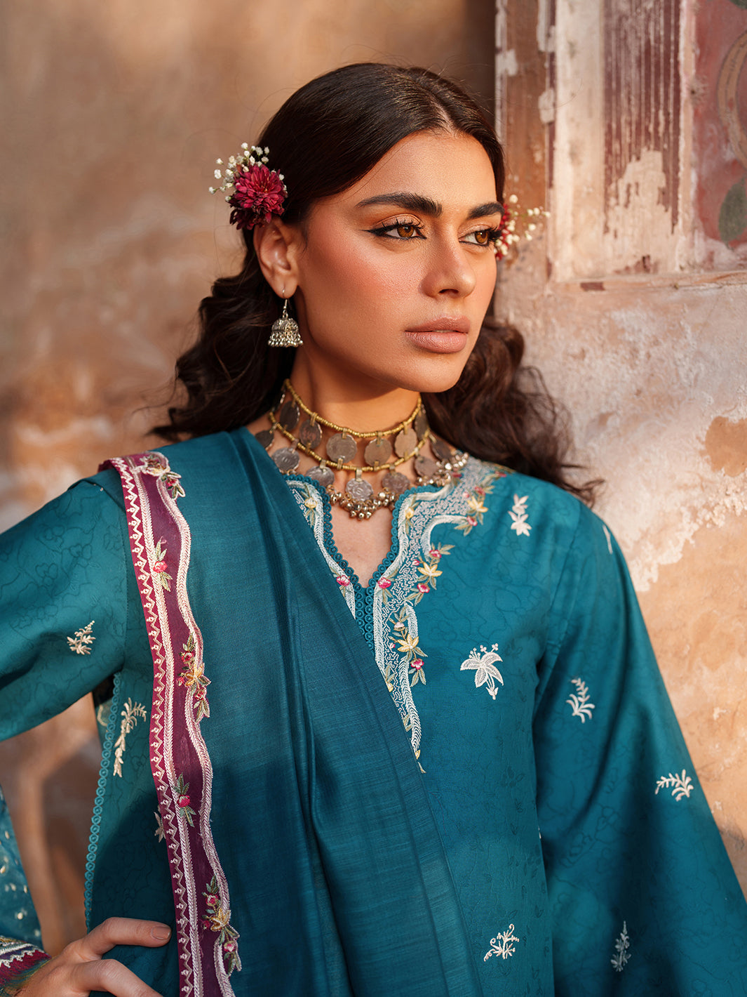 Binilyas | Suroor Eid Pret 26 | 243-B - Luxury Dress - available at Maria Faisal in UK and USA.