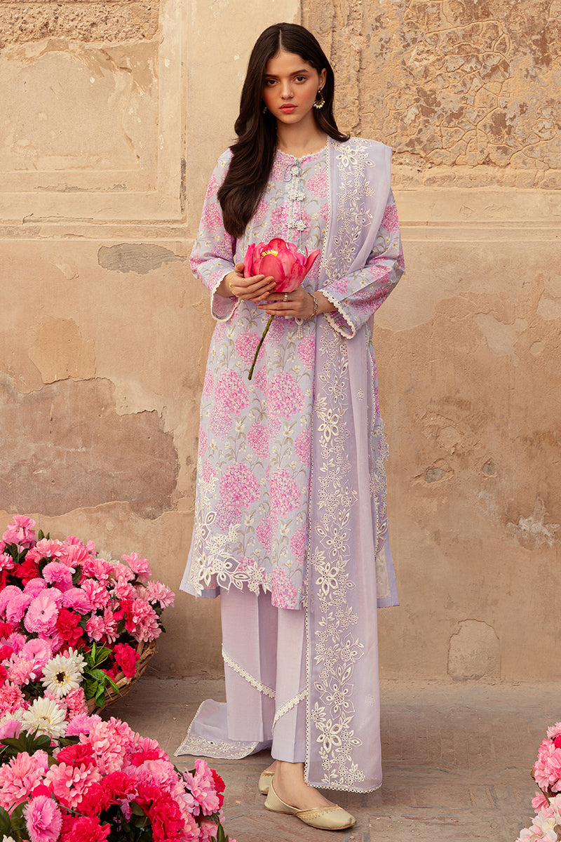 Cross Stitch | Premium Lawn 24 | LILAC DREAM - Ladies Clothes - Maria Faisal