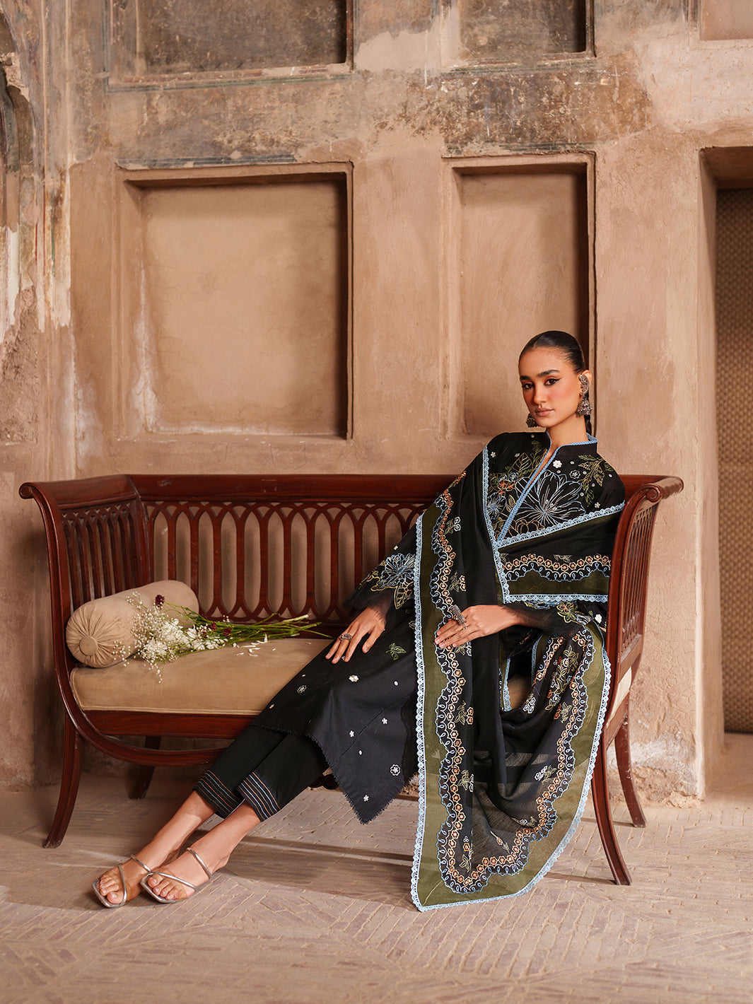 Binilyas | Suroor Eid Pret 26 | 244-A - Luxury Dress - available at Maria Faisal in UK and USA.
