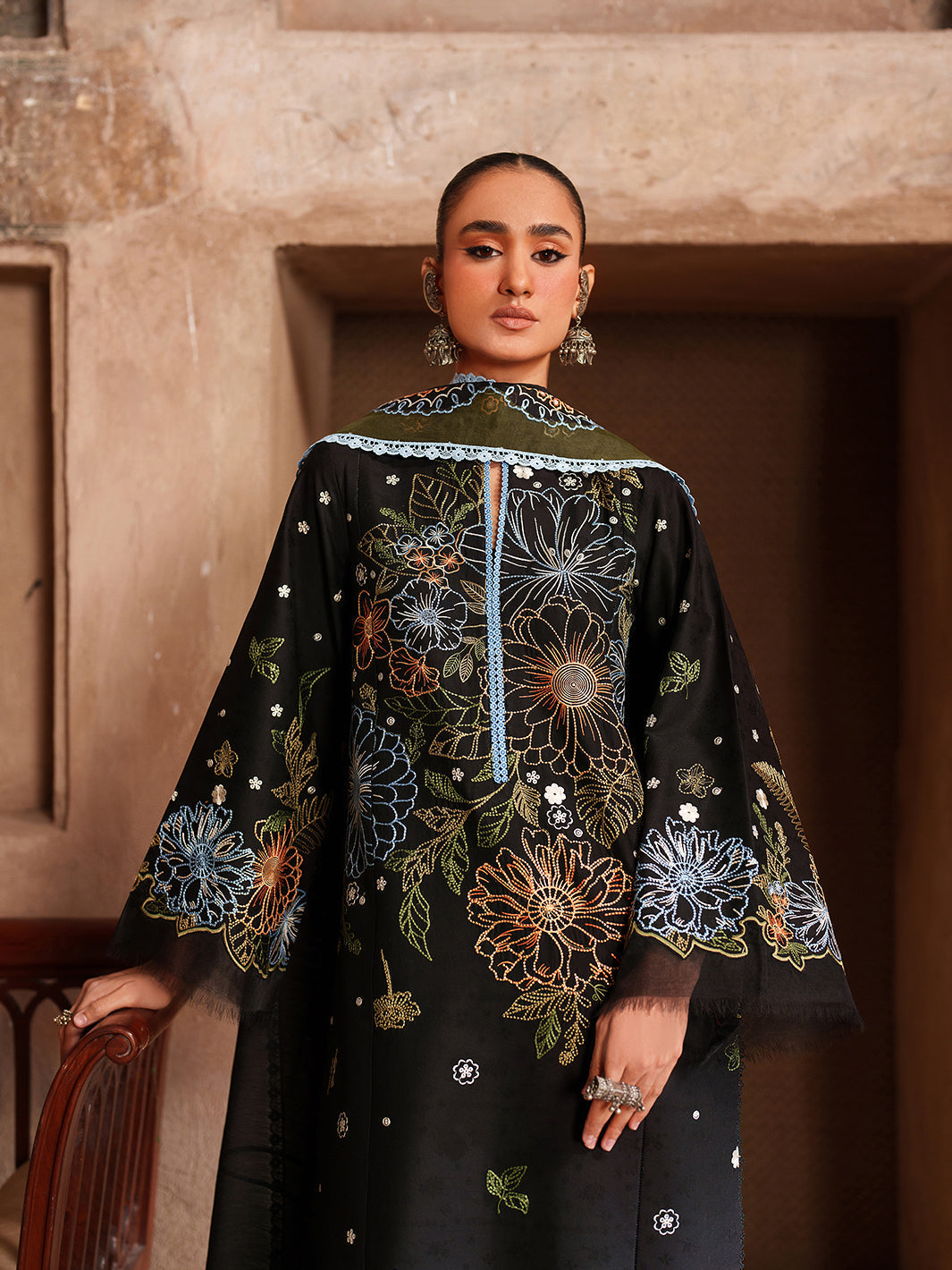 Binilyas | Suroor Eid Pret 26 | 244-A - Luxury Dress - available at Maria Faisal in UK and USA.