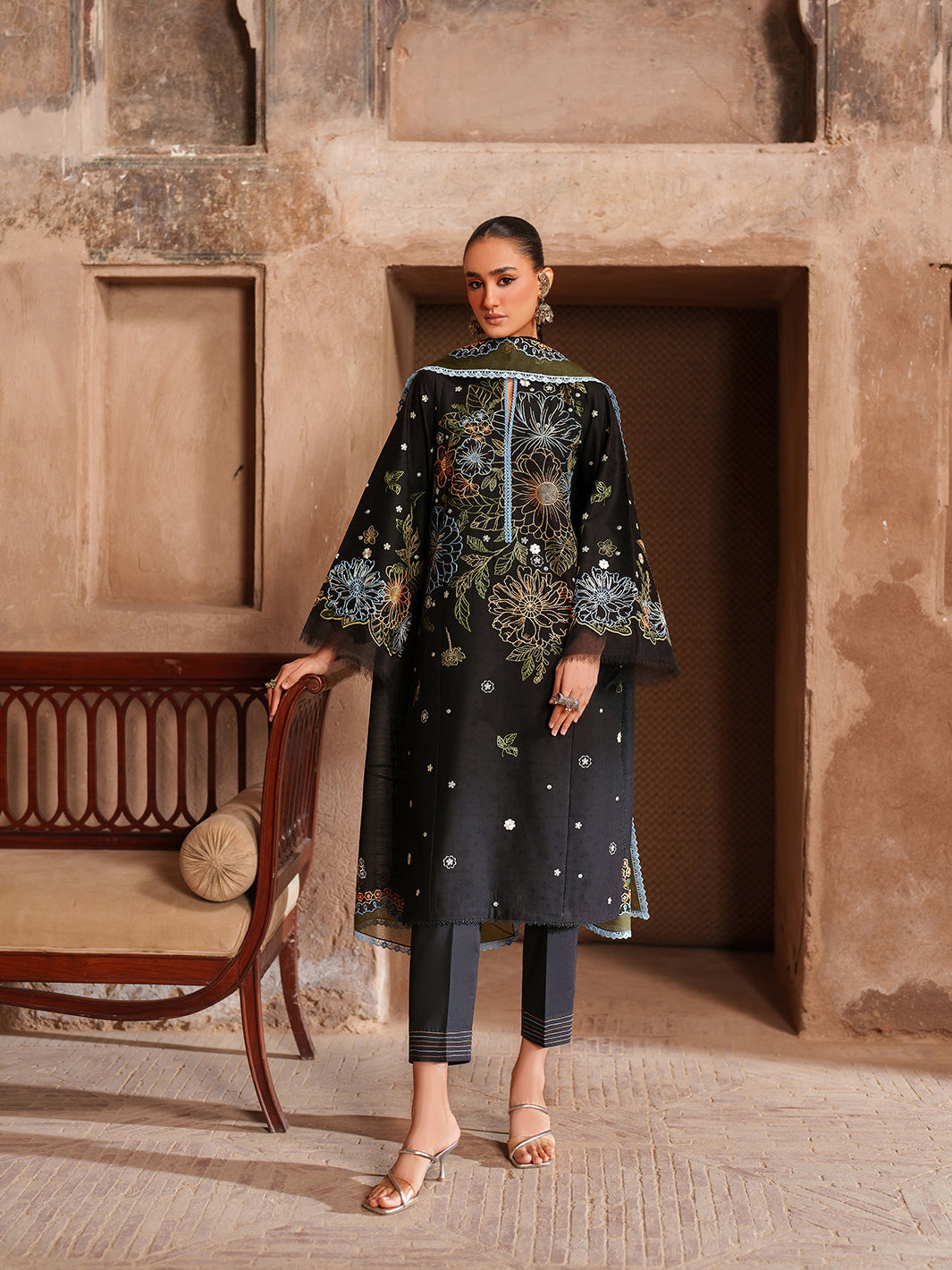 Binilyas | Suroor Eid Pret 26 | 244-A - Luxury Dress - available at Maria Faisal in UK and USA.