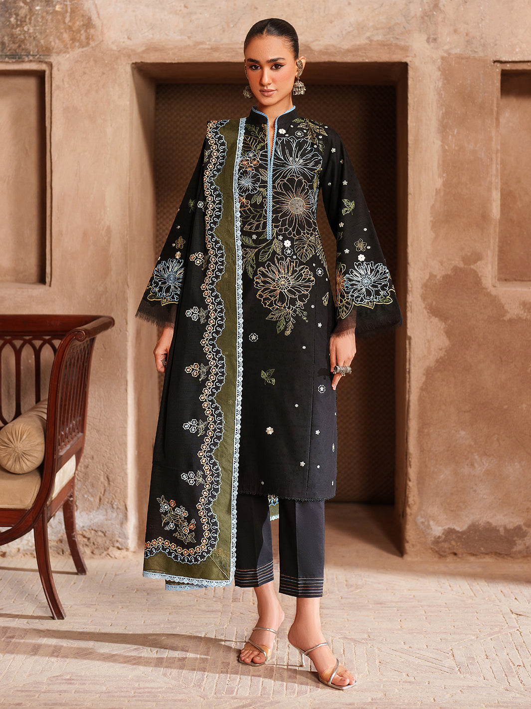Binilyas | Suroor Eid Pret 26 | 244-A - Luxury Dress - available at Maria Faisal in UK and USA.