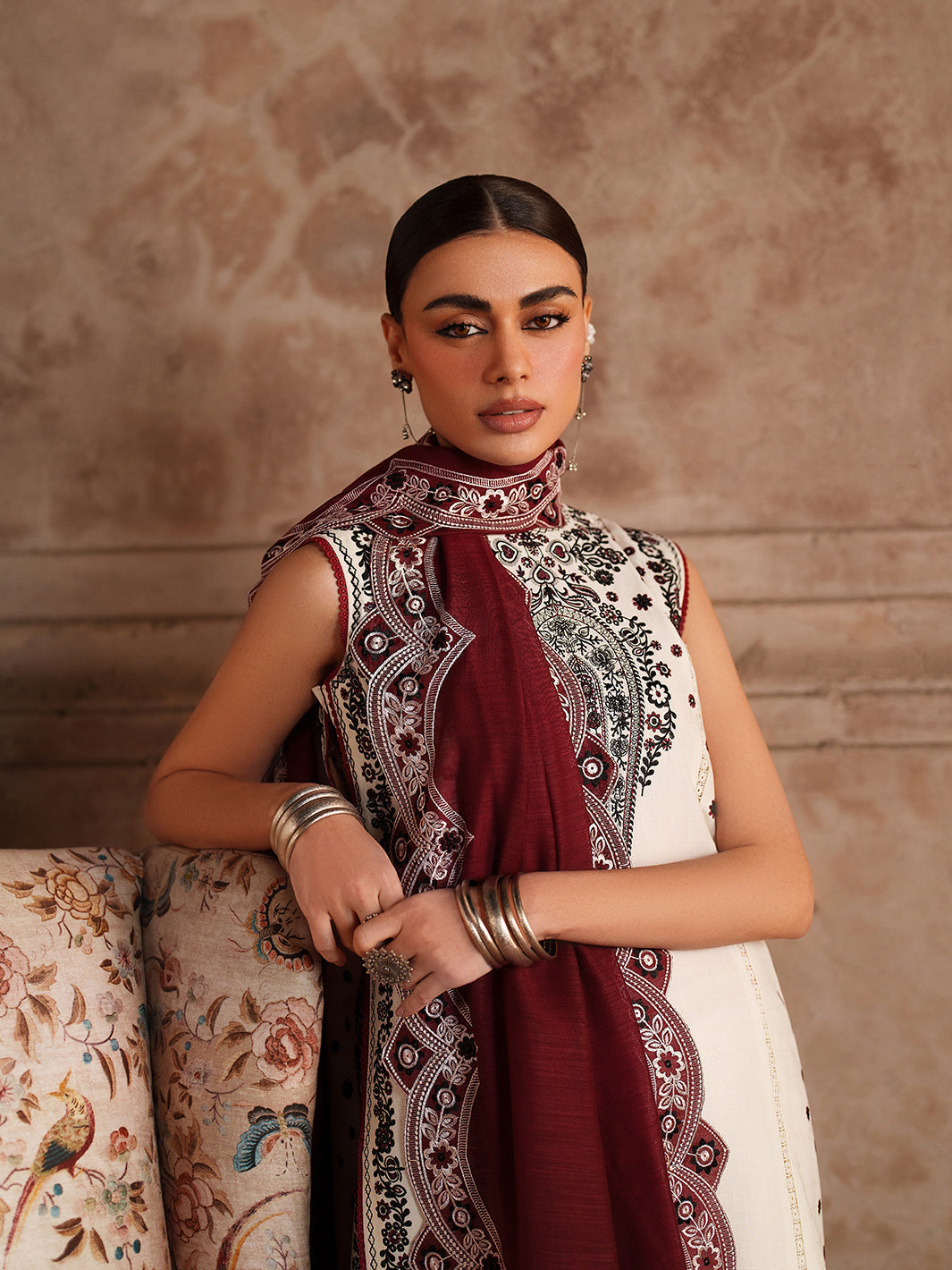 Binilyas | Suroor Eid Pret 26 |245-A - Luxury Dress - available at Maria Faisal in UK and USA.