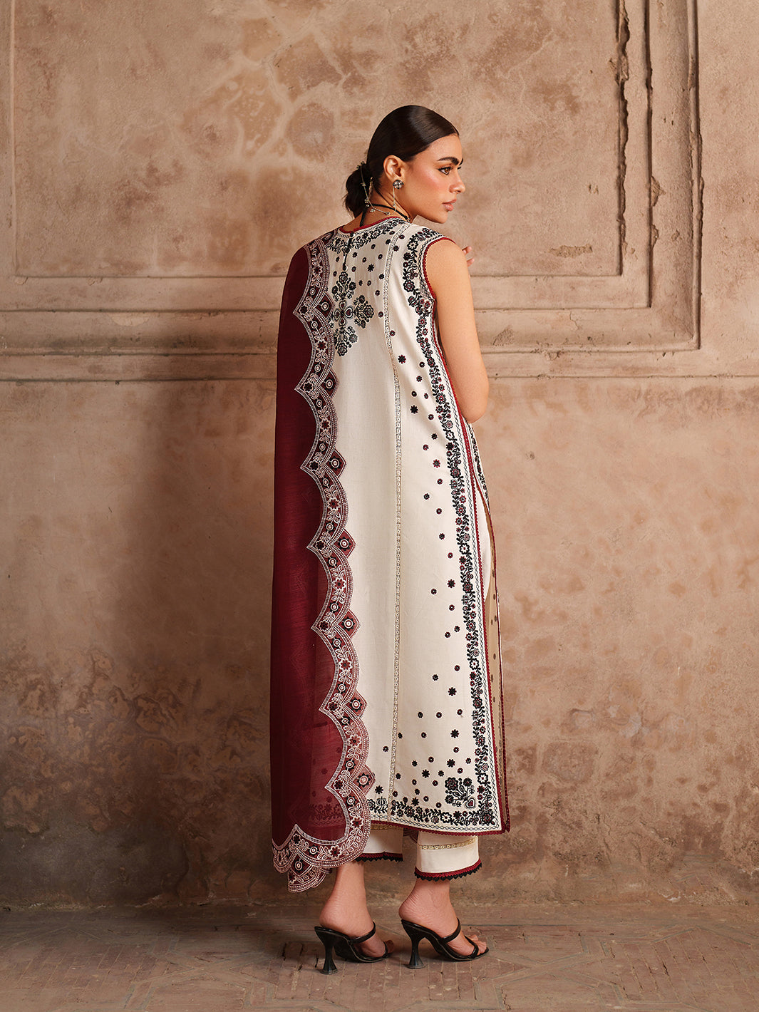 Binilyas | Suroor Eid Pret 26 |245-A - Luxury Dress - available at Maria Faisal in UK and USA.