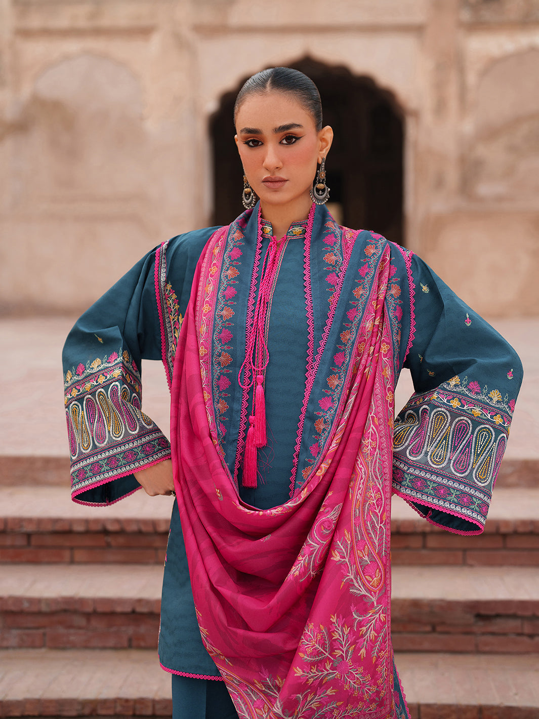 Binilyas | Suroor Eid Pret 26 | 246-A - Luxury Dress - available at Maria Faisal in UK and USA.