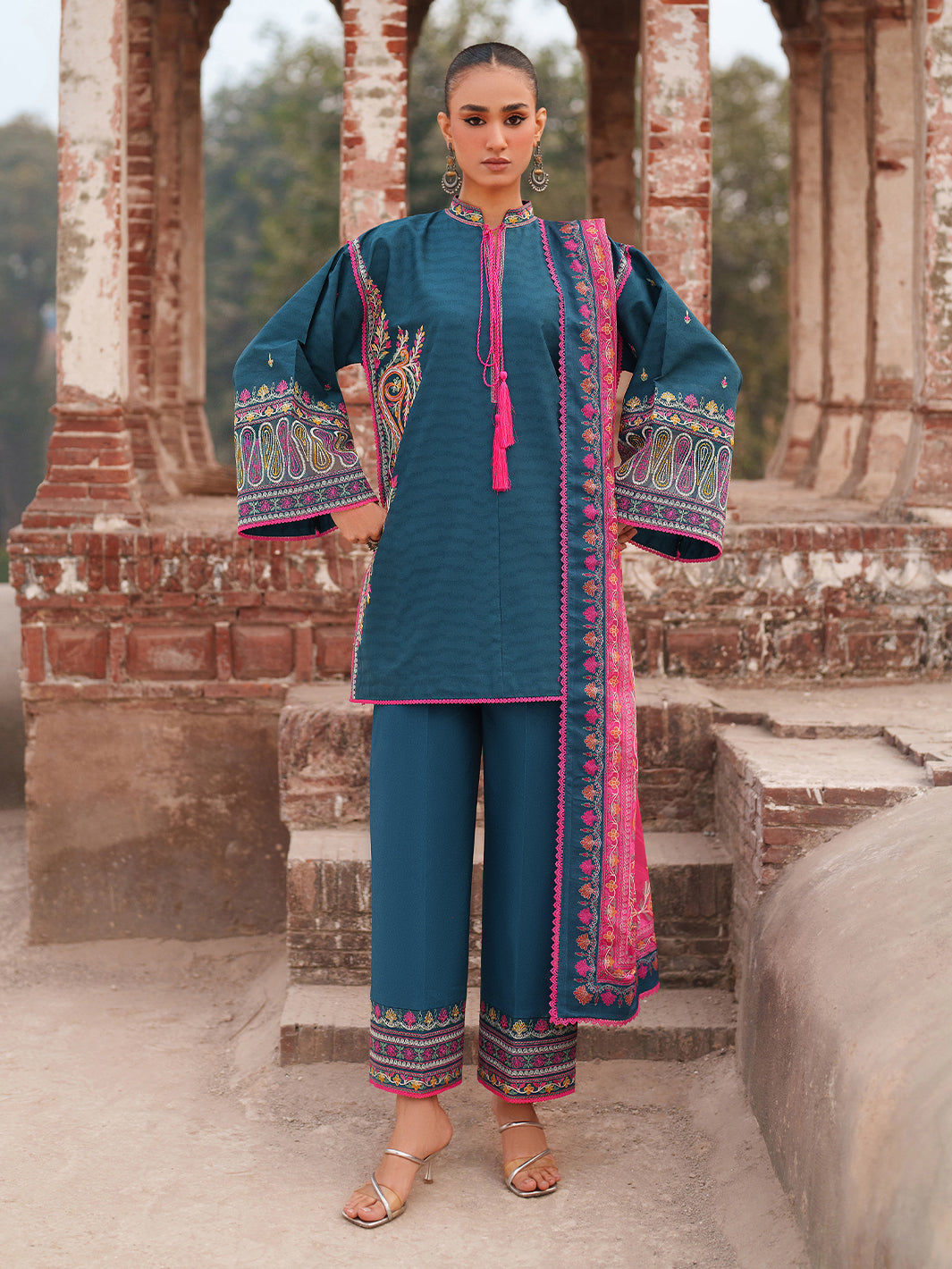 Binilyas | Suroor Eid Pret 26 | 246-A - Luxury Dress - available at Maria Faisal in UK and USA.