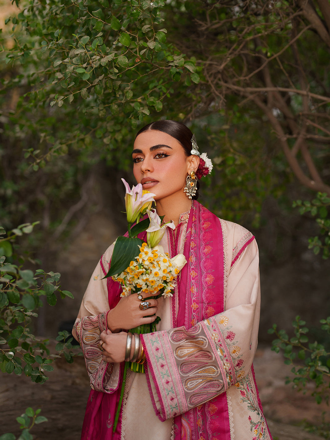 Binilyas | Suroor Eid Pret 26 | 246-B - Luxury Dress - available at Maria Faisal in UK and USA.