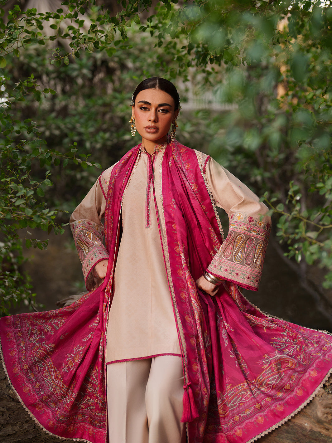 Binilyas | Suroor Eid Pret 26 | 246-B - Luxury Dress - available at Maria Faisal in UK and USA.