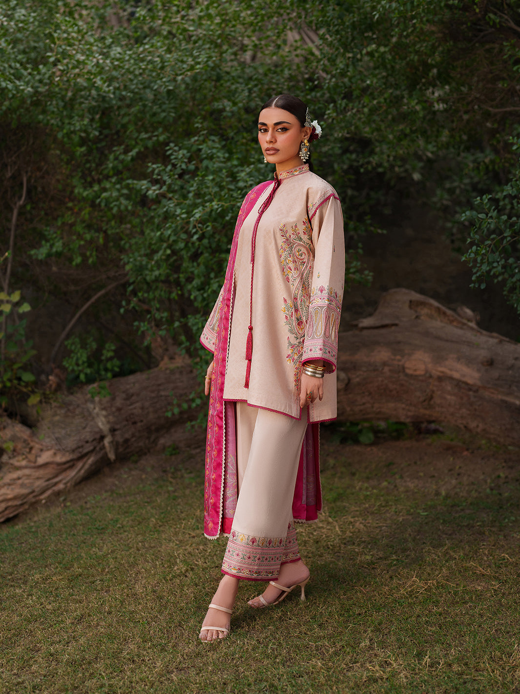 Binilyas | Suroor Eid Pret 26 | 246-B - Luxury Dress - available at Maria Faisal in UK and USA.