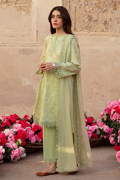 Cross Stitch | Premium Lawn 24 | MISTED GREEN - Ladies Clothes - Maria Faisal