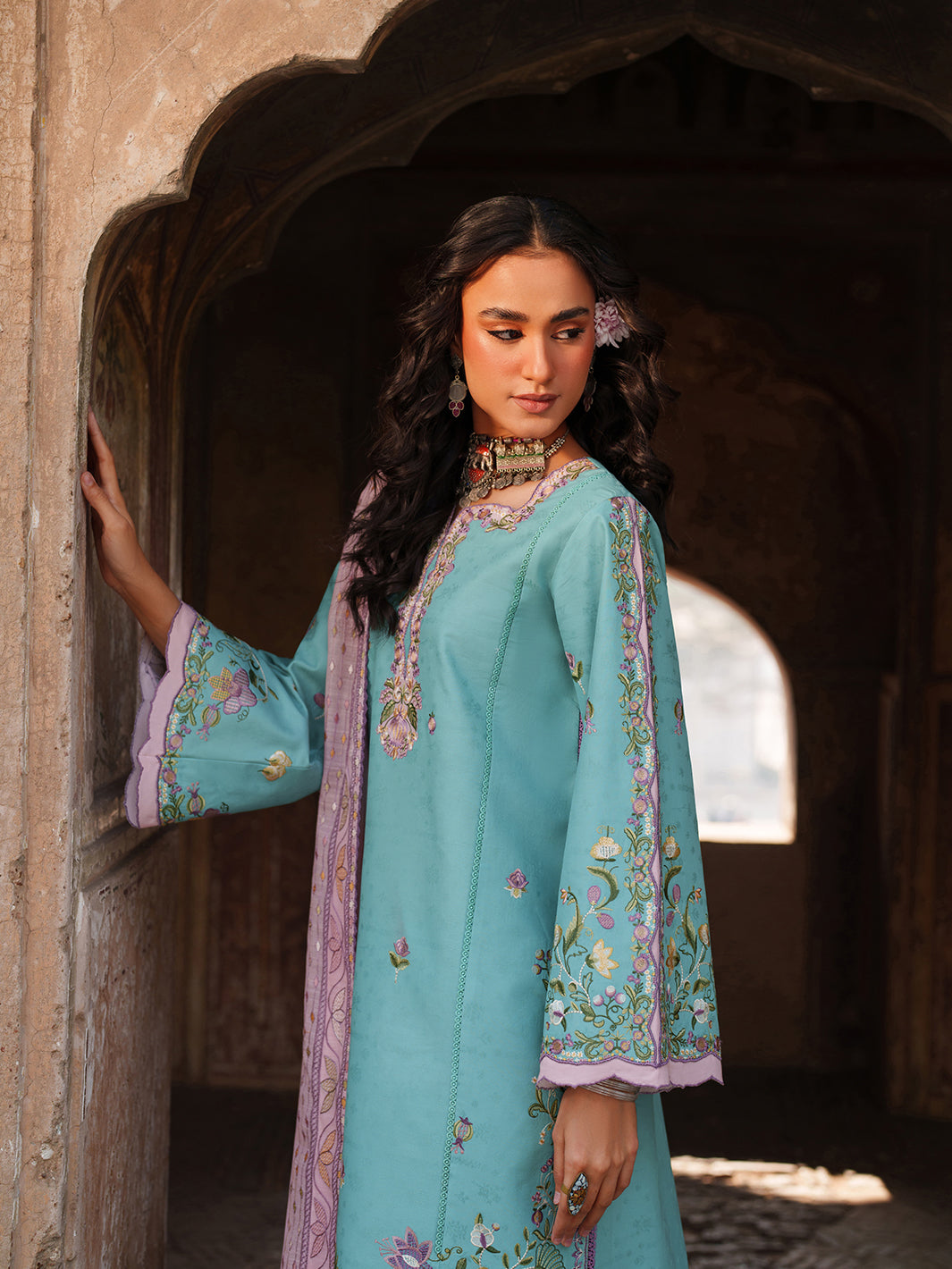 Binilyas | Suroor Eid Pret 26 | 247-A - Luxury Dress - available at Maria Faisal in UK and USA.