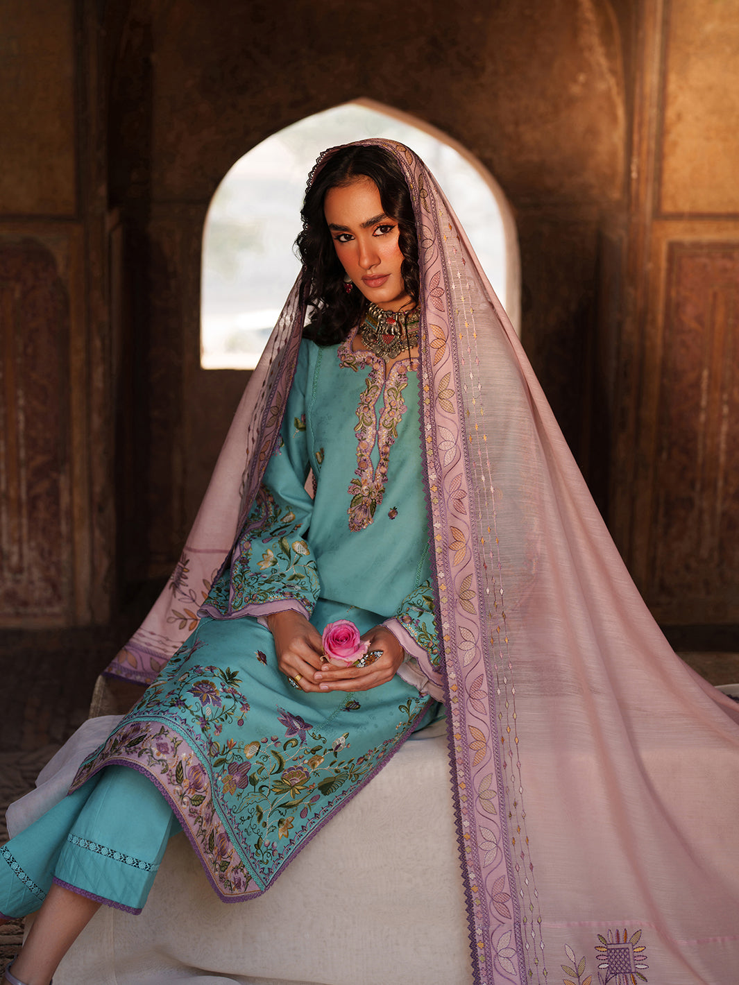 Binilyas | Suroor Eid Pret 26 | 247-A - Luxury Dress - available at Maria Faisal in UK and USA.
