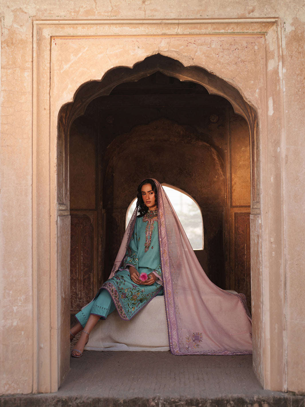 Binilyas | Suroor Eid Pret 26 | 247-A - Luxury Dress - available at Maria Faisal in UK and USA.