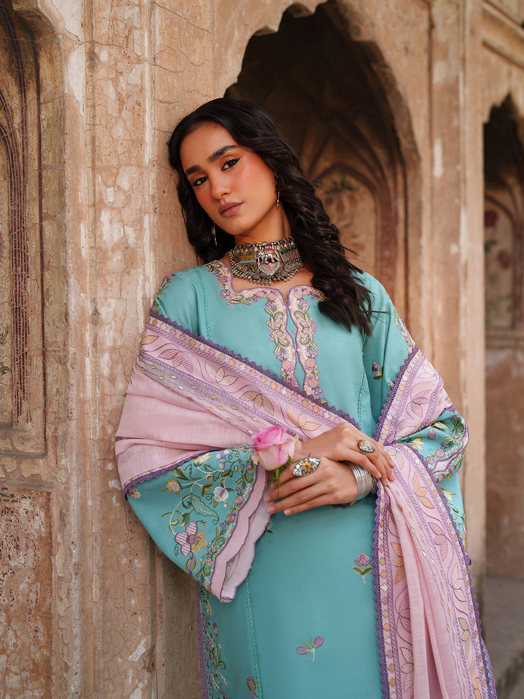Binilyas | Suroor Eid Pret 26 | 247-A - Luxury Dress - available at Maria Faisal in UK and USA.