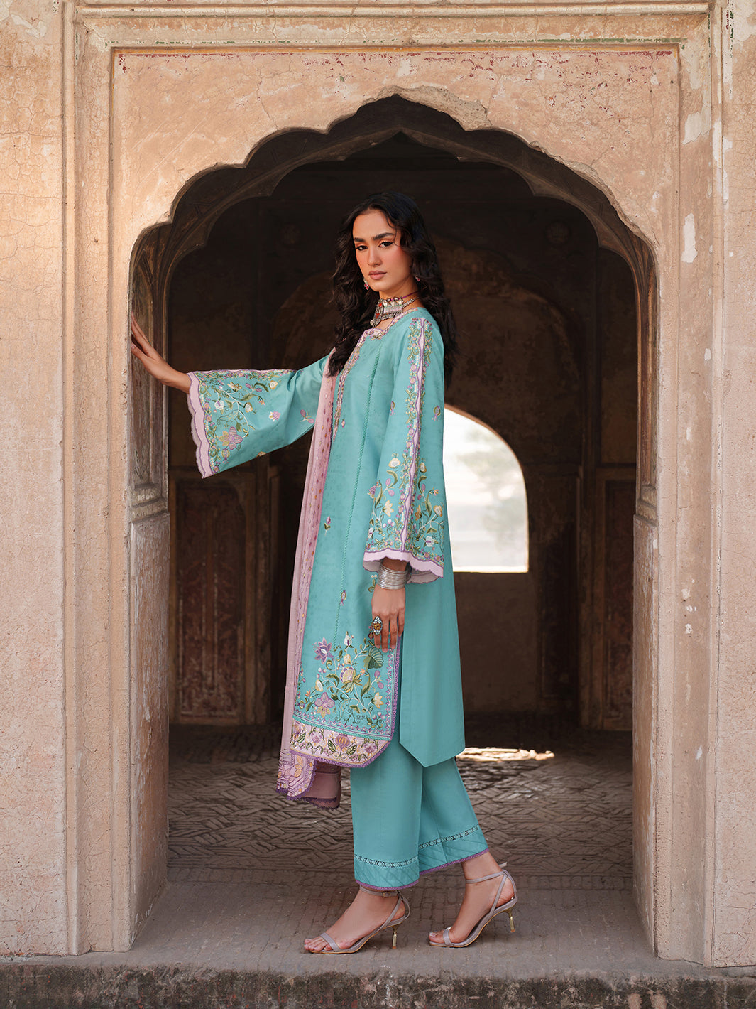 Binilyas | Suroor Eid Pret 26 | 247-A - Luxury Dress - available at Maria Faisal in UK and USA.