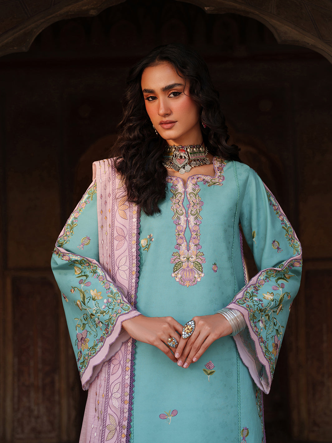 Binilyas | Suroor Eid Pret 26 | 247-A - Luxury Dress - available at Maria Faisal in UK and USA.