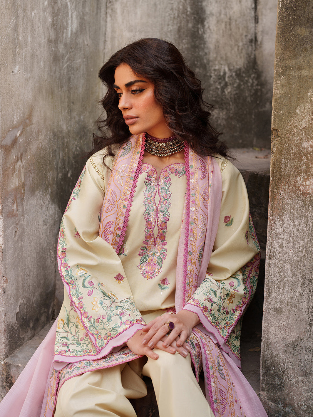Binilyas | Suroor Eid Pret 26 | 247-B - Luxury Dress - available at Maria Faisal in UK and USA.