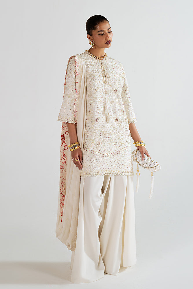 Suffuse | Silk Pret Summer 26 | SALIHA - Formal Dress - available at Maria Faisal in UK and USA.