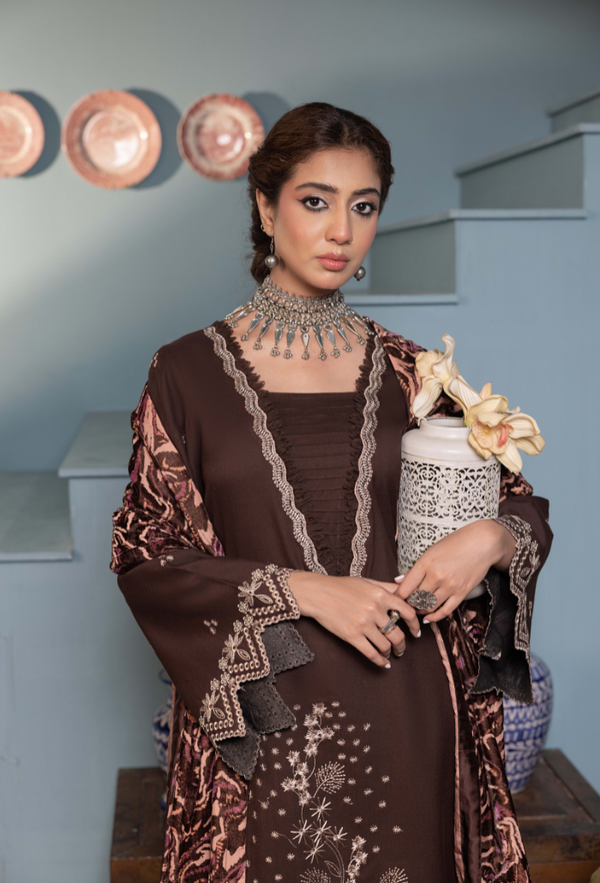 Humdum | Zouq 25 | D10 - Ladies Clothes - Maria Faisal