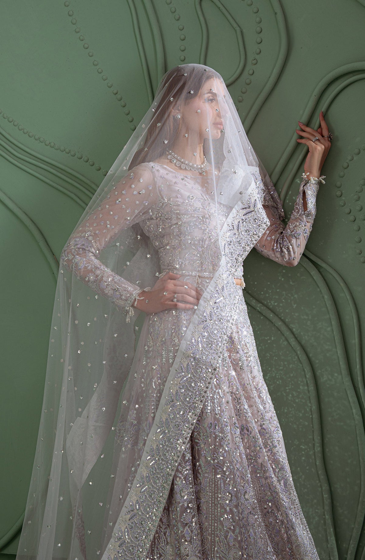 Eleshia | Zarin Wedding Formals 26 | Zehra - Wedding Dress - available at Maria Faisal in UK and USA.