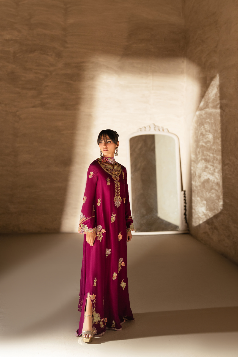 Sana Abbas | Zalea Formals | NESSA - Formal Dress - available at Maria Faisal in UK and USA.
