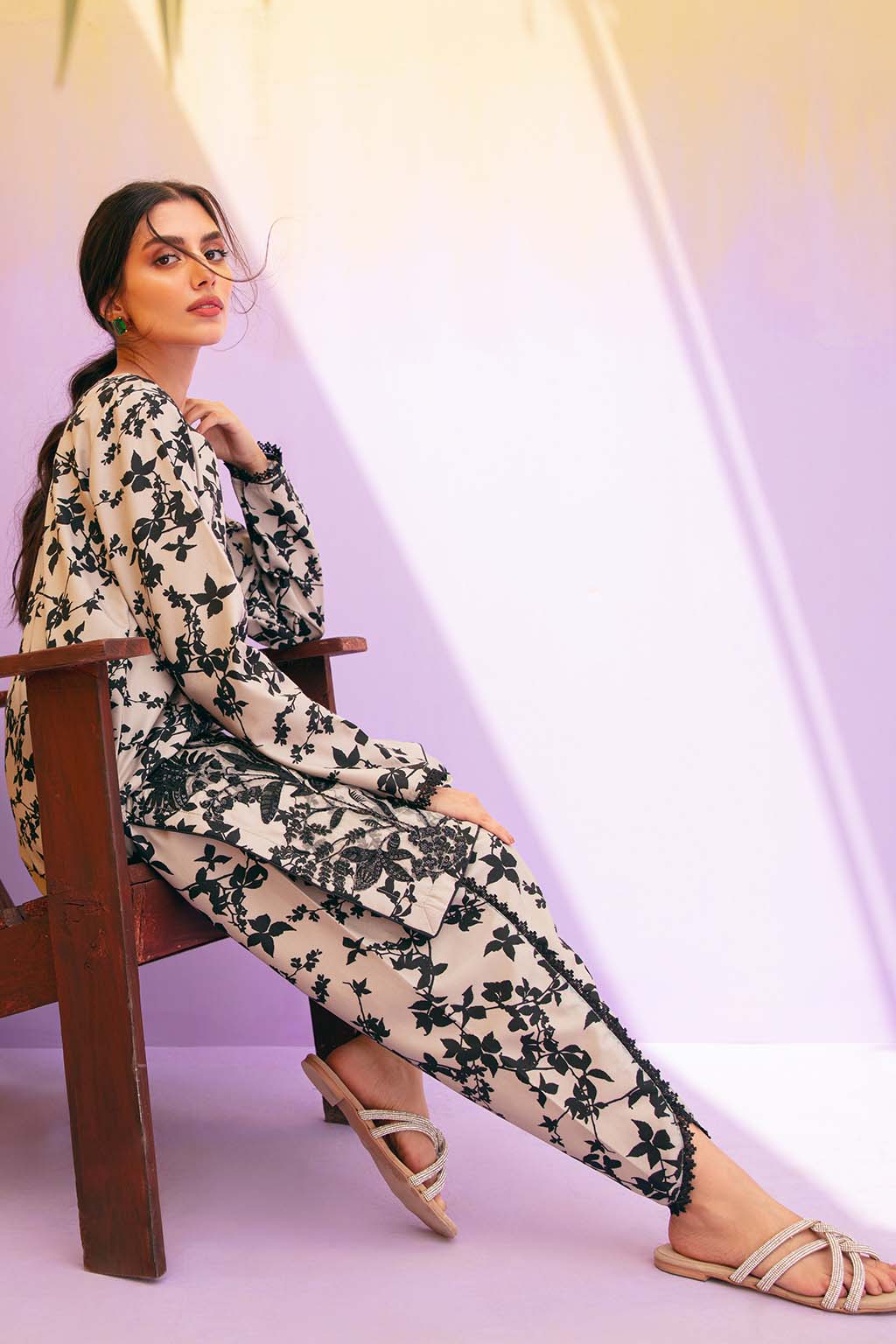 Vanya | Co Ords | CO-10 - Casual Dress - available at Maria Faisal in UK and USA.