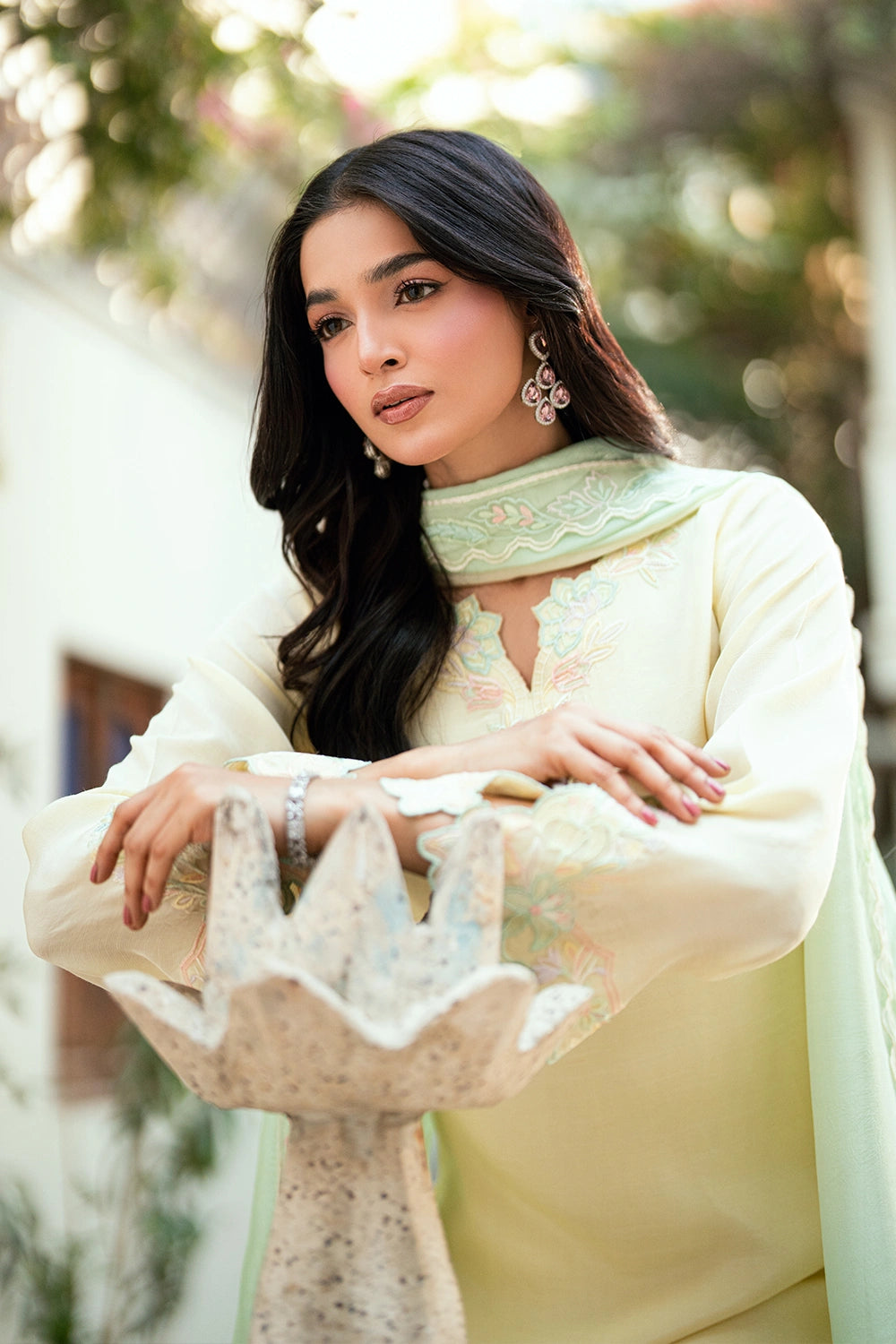 Azure | Vogue Formals | Daisy Dream - Formal Dress - available at Maria Faisal in UK and USA.