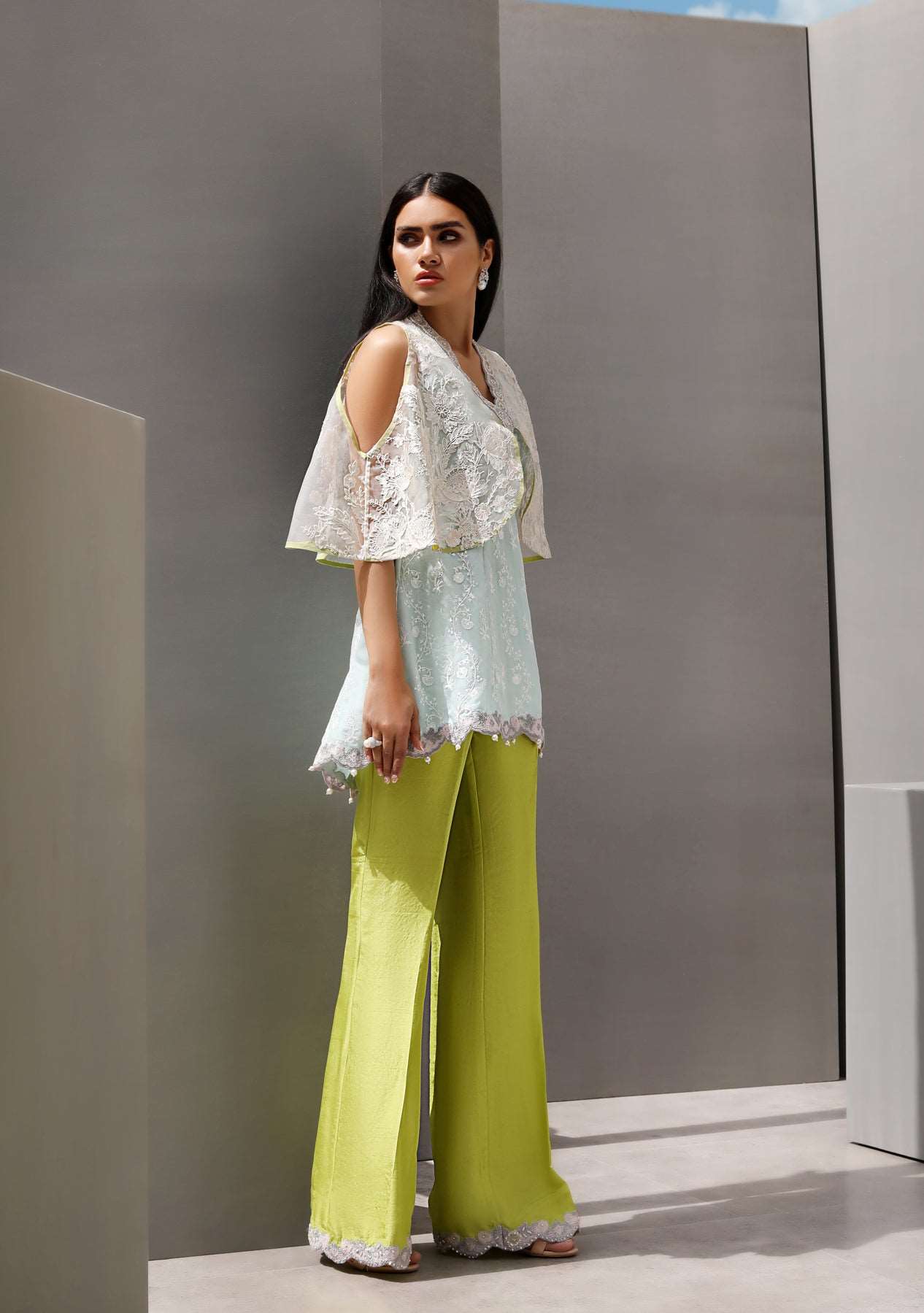 Layla Chatoor | Pret A Porter | LC-05 - Luxury Dress - available at Maria Faisal in UK and USA.