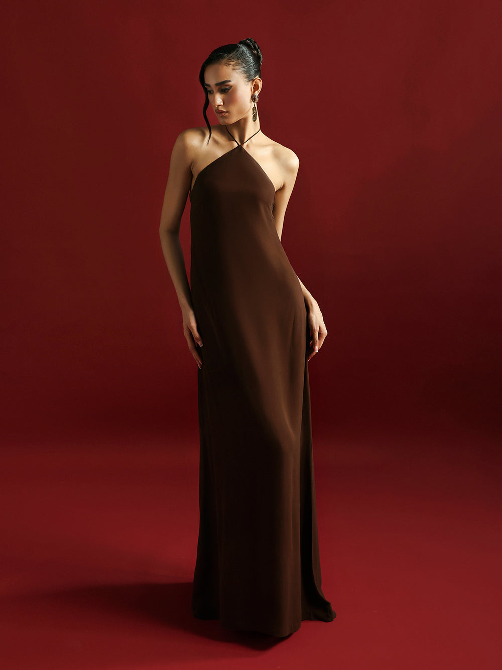 Caia | Basics 26 | Look 4 - Luxury Dress - available at Maria Faisal in UK and USA.